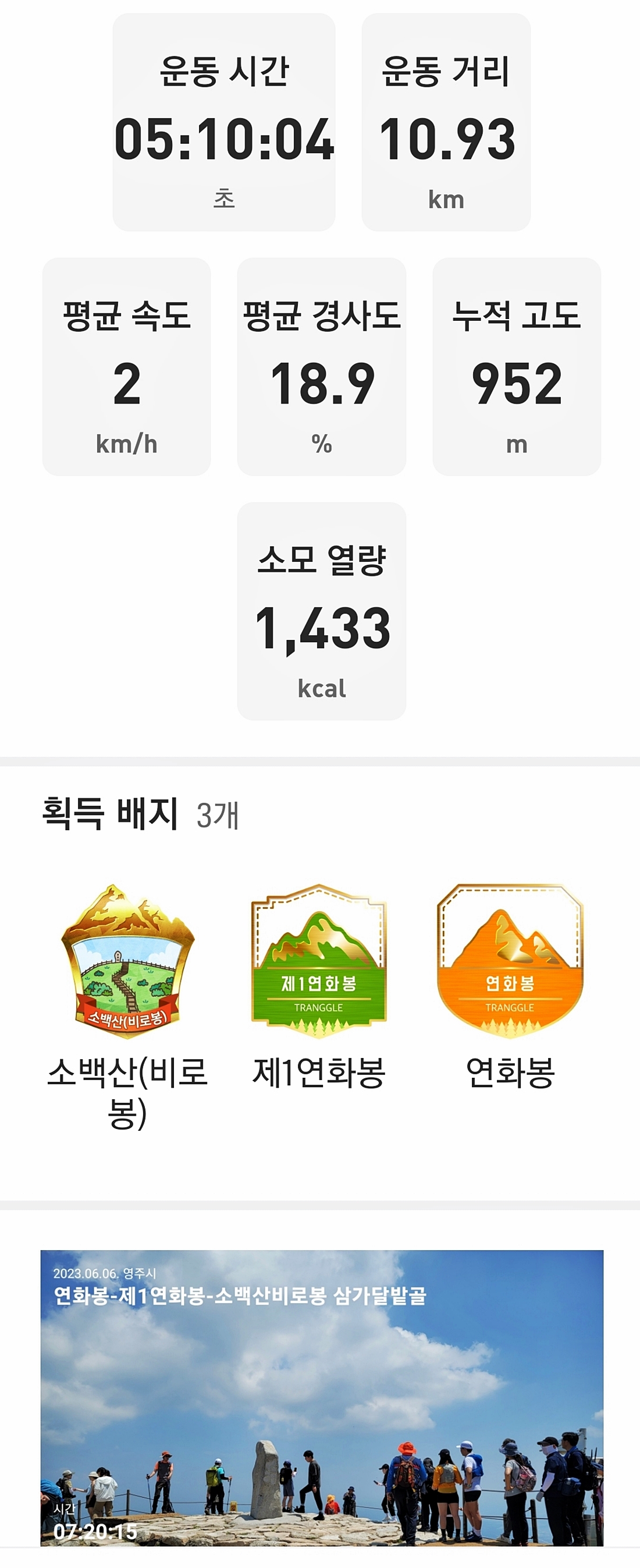 소백산국립공원 희방제2주차장 이미지