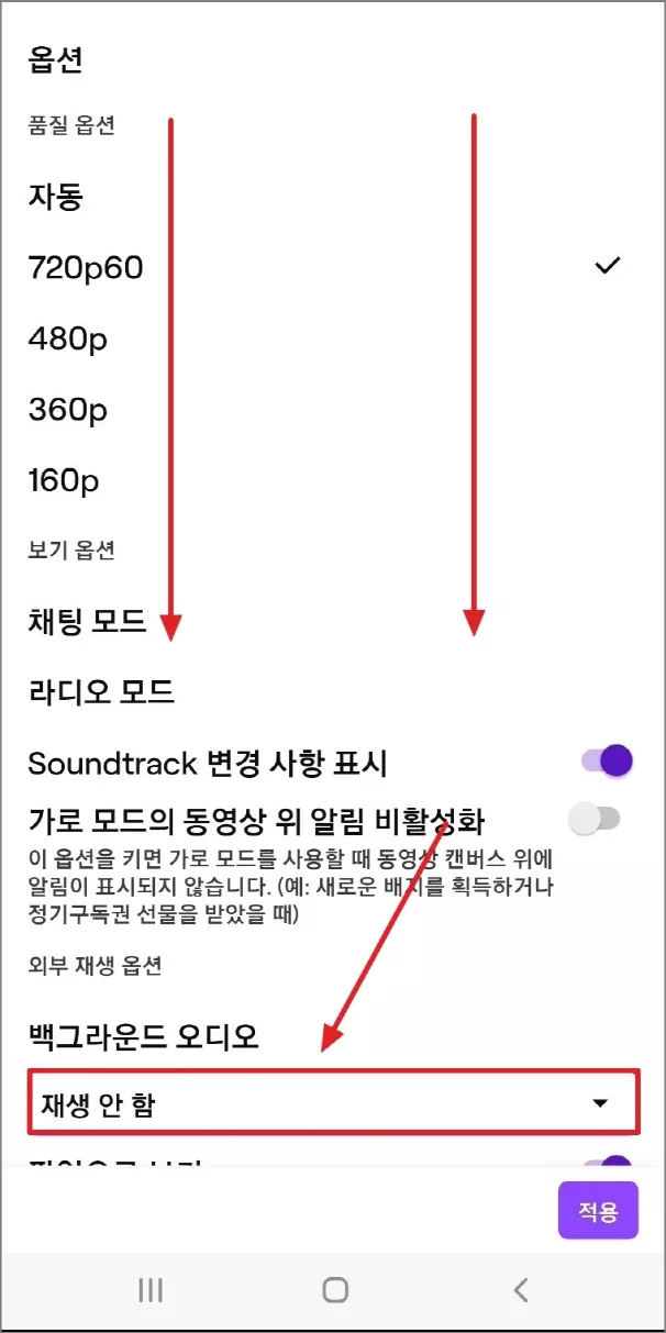 백그라운드 오디오