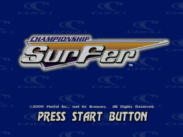  Championship Surfer 북미판 (드림캐스트 / DC CDI 파일 다운로드)