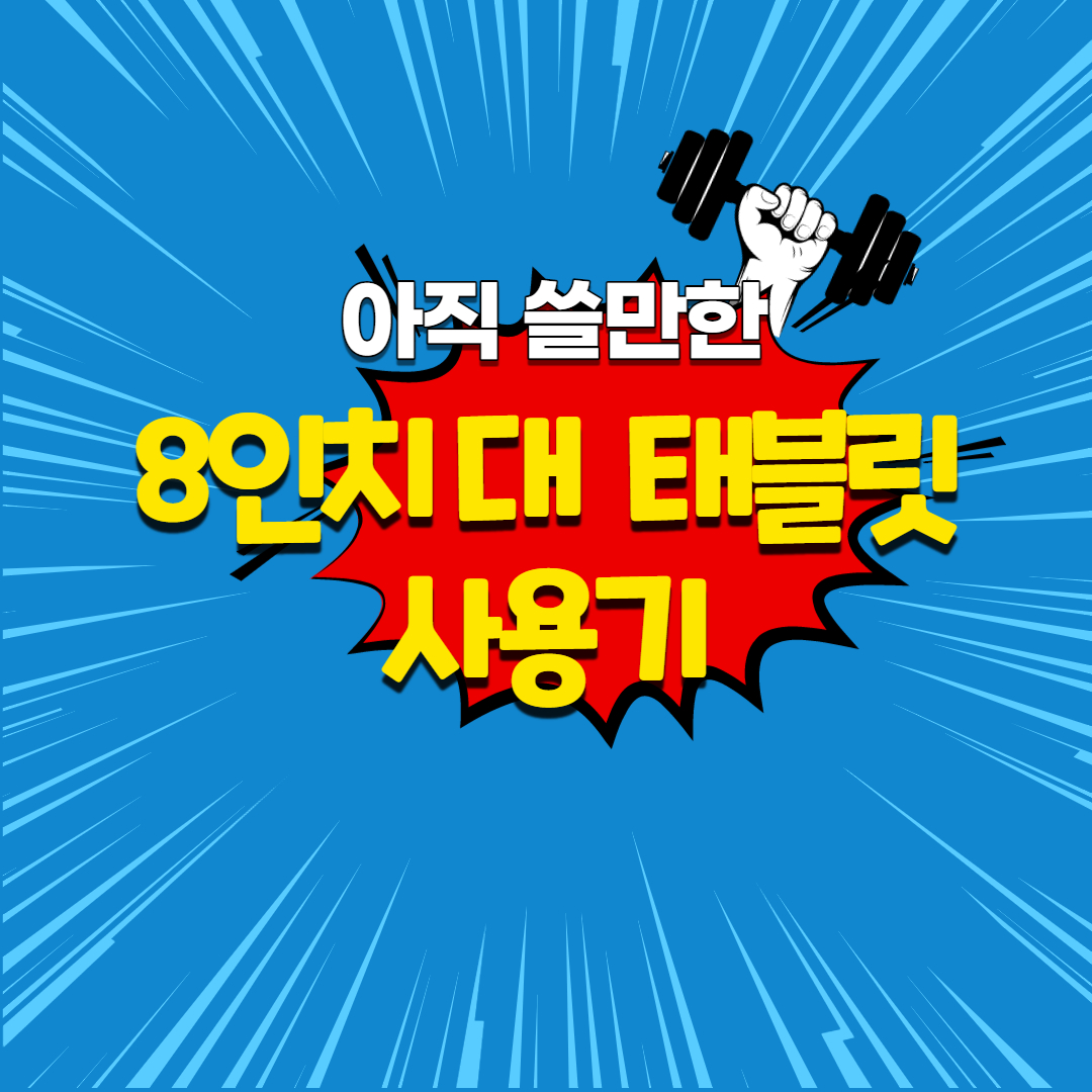  아직 현역으로 쓸만한 8인치 태블릿 사용기&추천 장단점