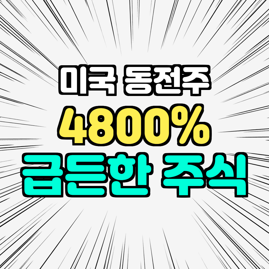  10억 달러 이상 가치를 보여주는 미국 동전주들