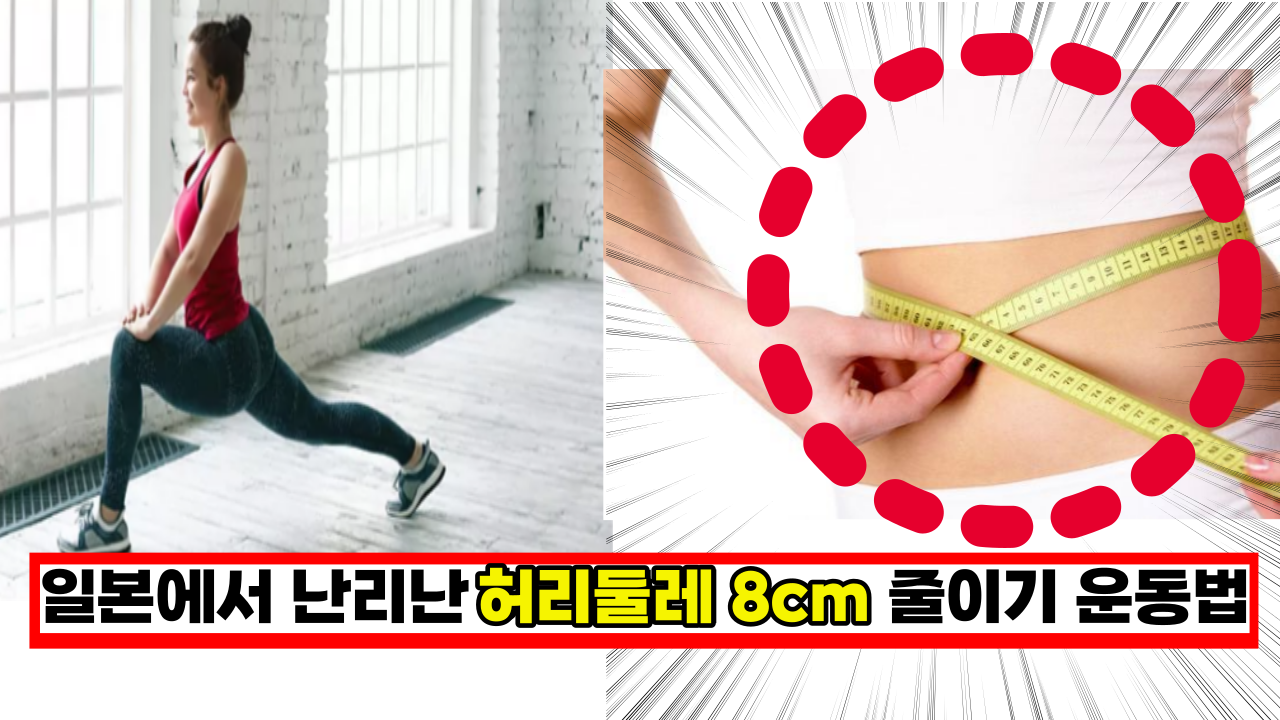  '인터넷 반응 핫한 이것' 일본에서 난리난 허리둘레 8cm 줄이기