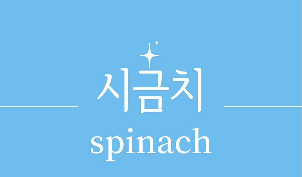 &#39;시금치(spinach)&#39;