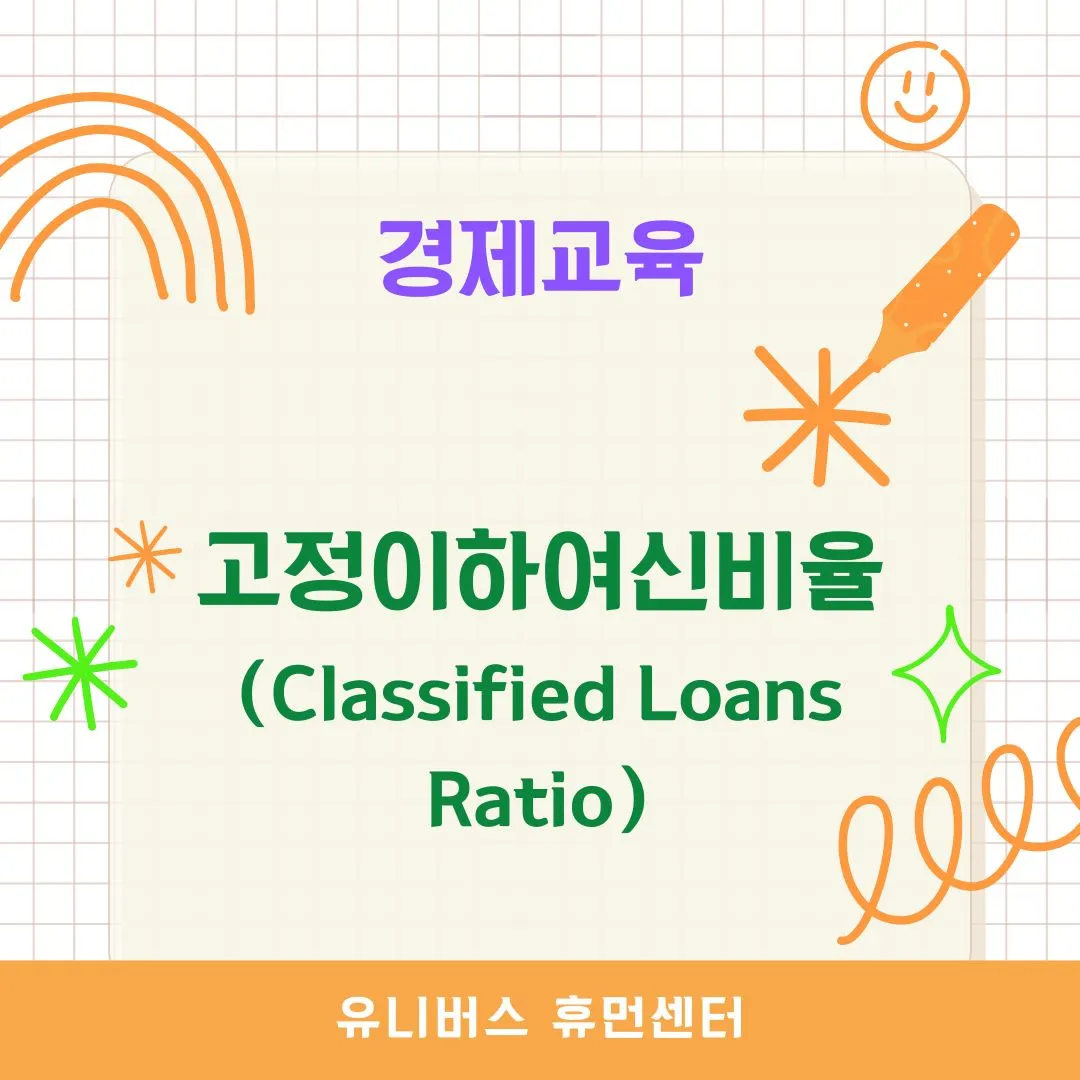 고정이하여신비율(Classified Loans Ratio)