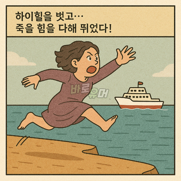 일생일대의 소개팅에 늦을뻔한 노처녀 결국 5