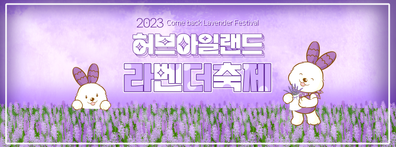  허브아일랜드 라벤더 축제 : 아름답고 향기로운 보라빛 세상