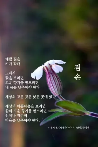 겸손