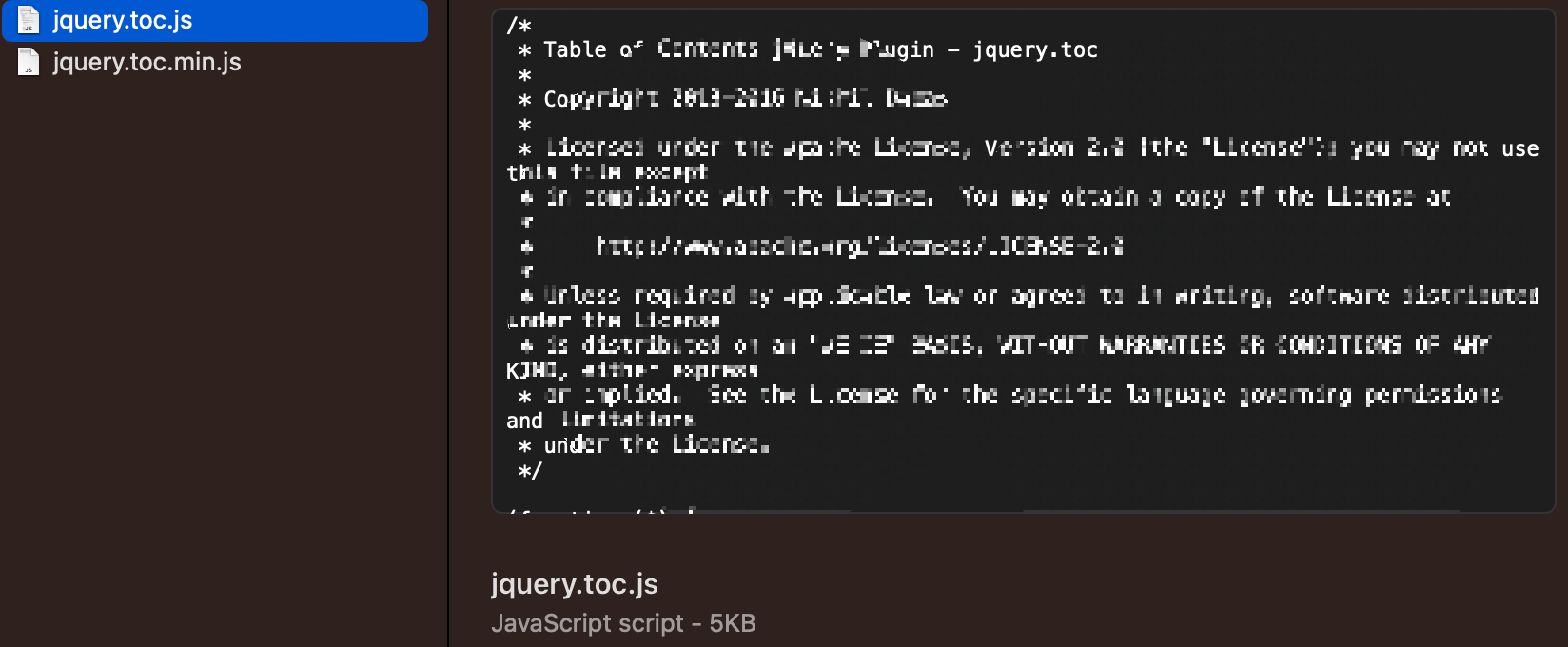 jquery.toc.js