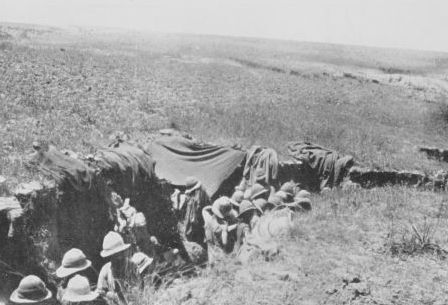 제2차 가자 전투 이집트원정군이 점령한 참호