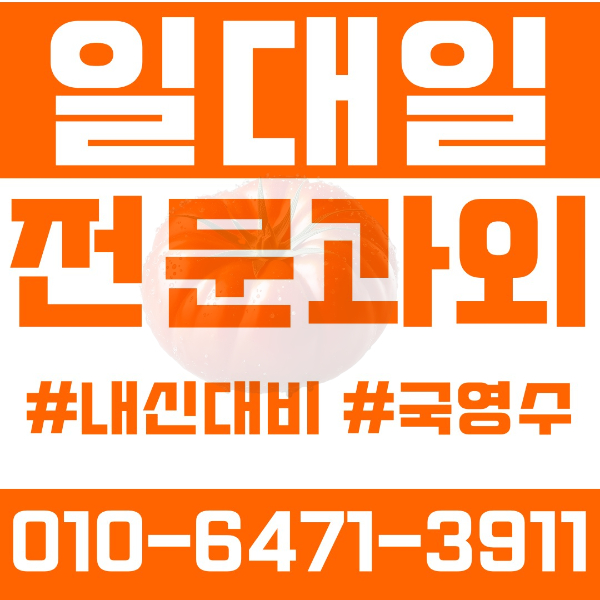  의정부용현동초등영어과외 중학생수학과외 선행 예습 복습