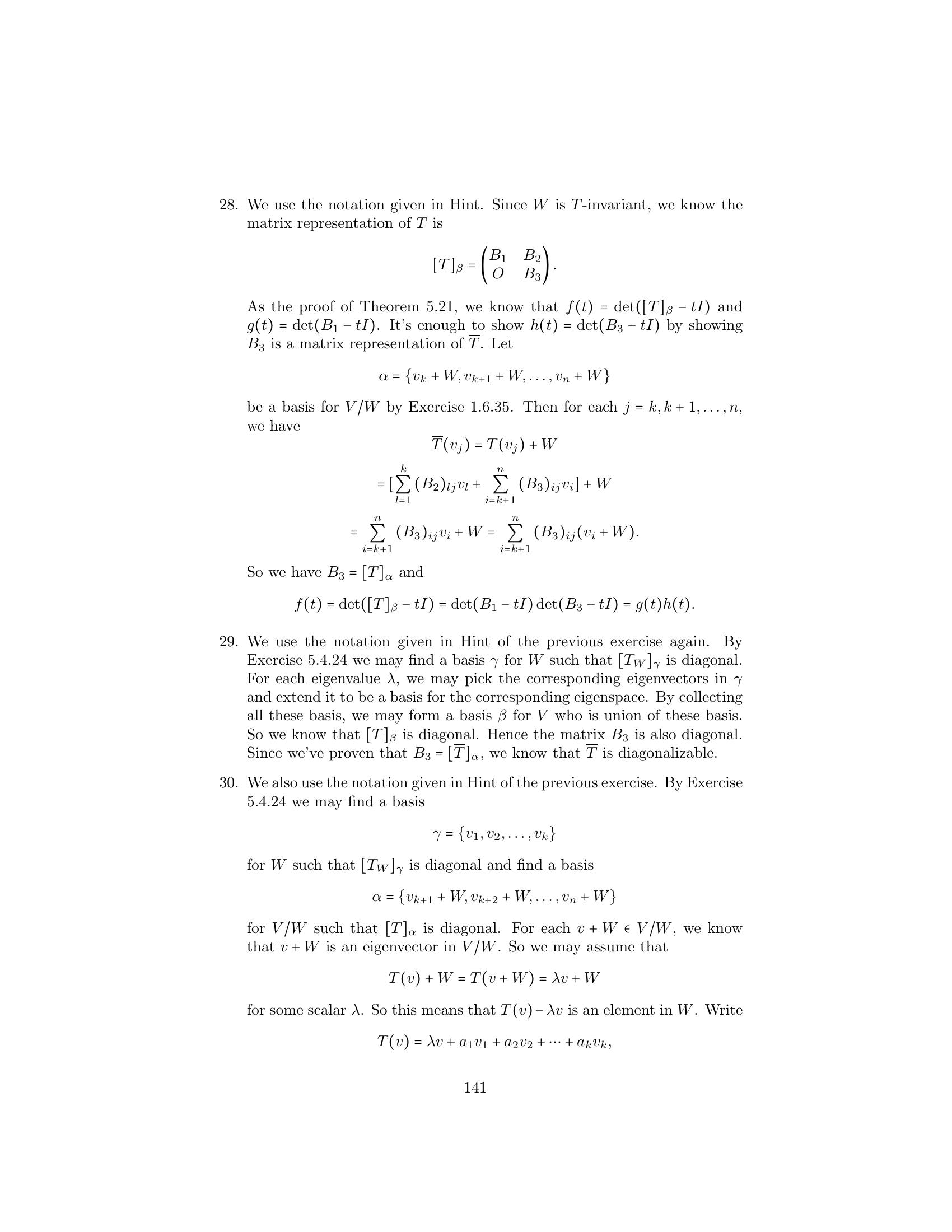 Solutions To Linear Algebra Stephen H Friedberg Fourth Edition Chapter 5