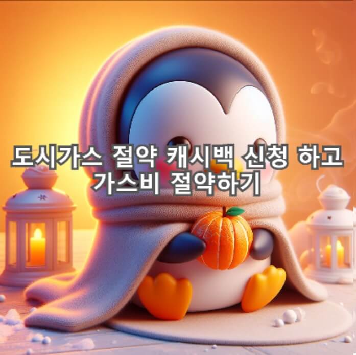  도시가스 절약 캐시백 신청하고 난방비 절약하자