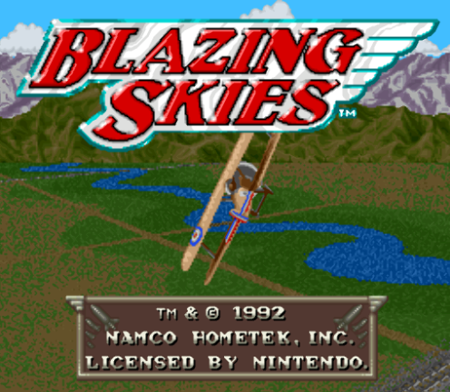  SNES ROMS - Blazing Skies (EUROPE / 유럽판 롬파일 다운로드)