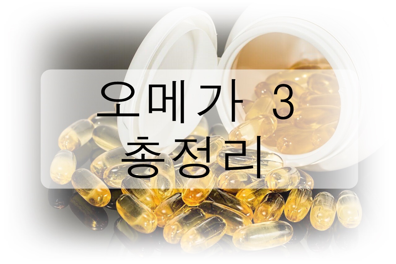  오메가 3 총정리! (효능, 복용법, 오메가 3 음식)