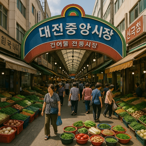 대전 중앙시장 관련 이미지
