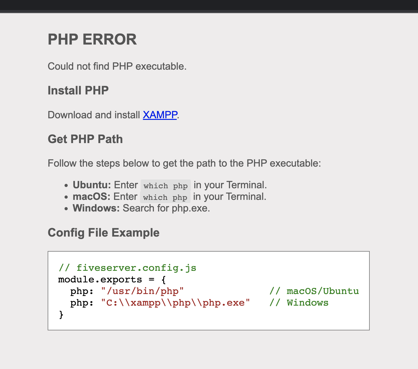  맥북 vscode php live server 안될 때 xampp 사용법