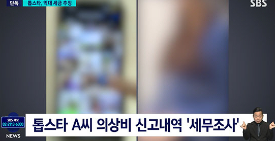 톱스타 A씨 억대 추징금 (3) / 출처 : SBS