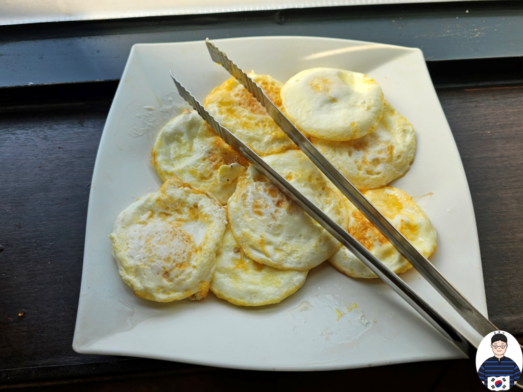 춘천 소양강 한식 - 달걀 프라이