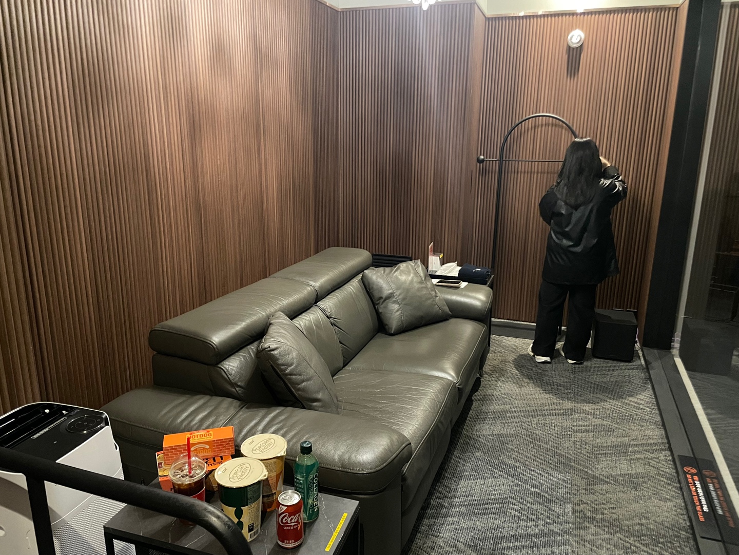 프라이빗 박스 내부