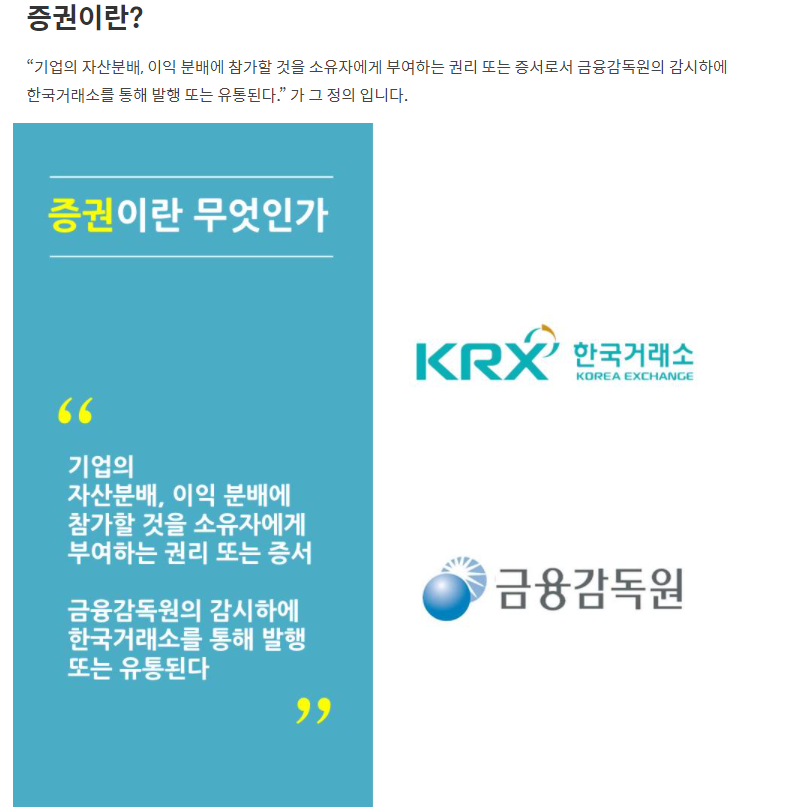  주린이 공부하기 - 주식이란