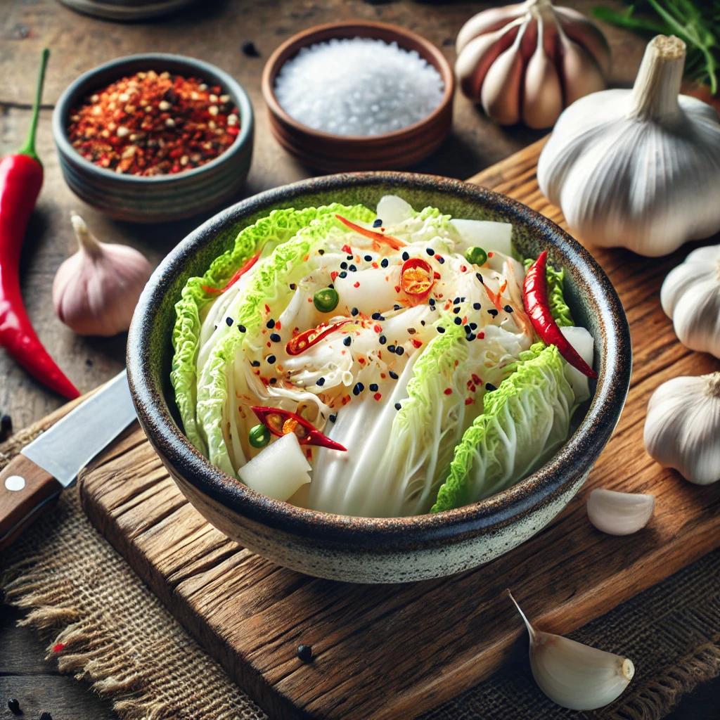 식당 백김치 담그는법