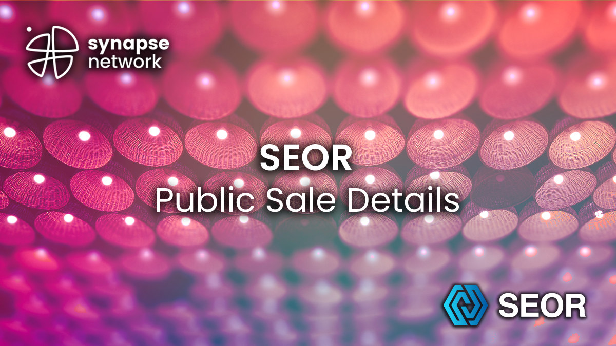  [Synapse Network] SEOR 퍼블릭 프로젝트 공지