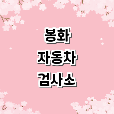 봉화군 자동차검사소