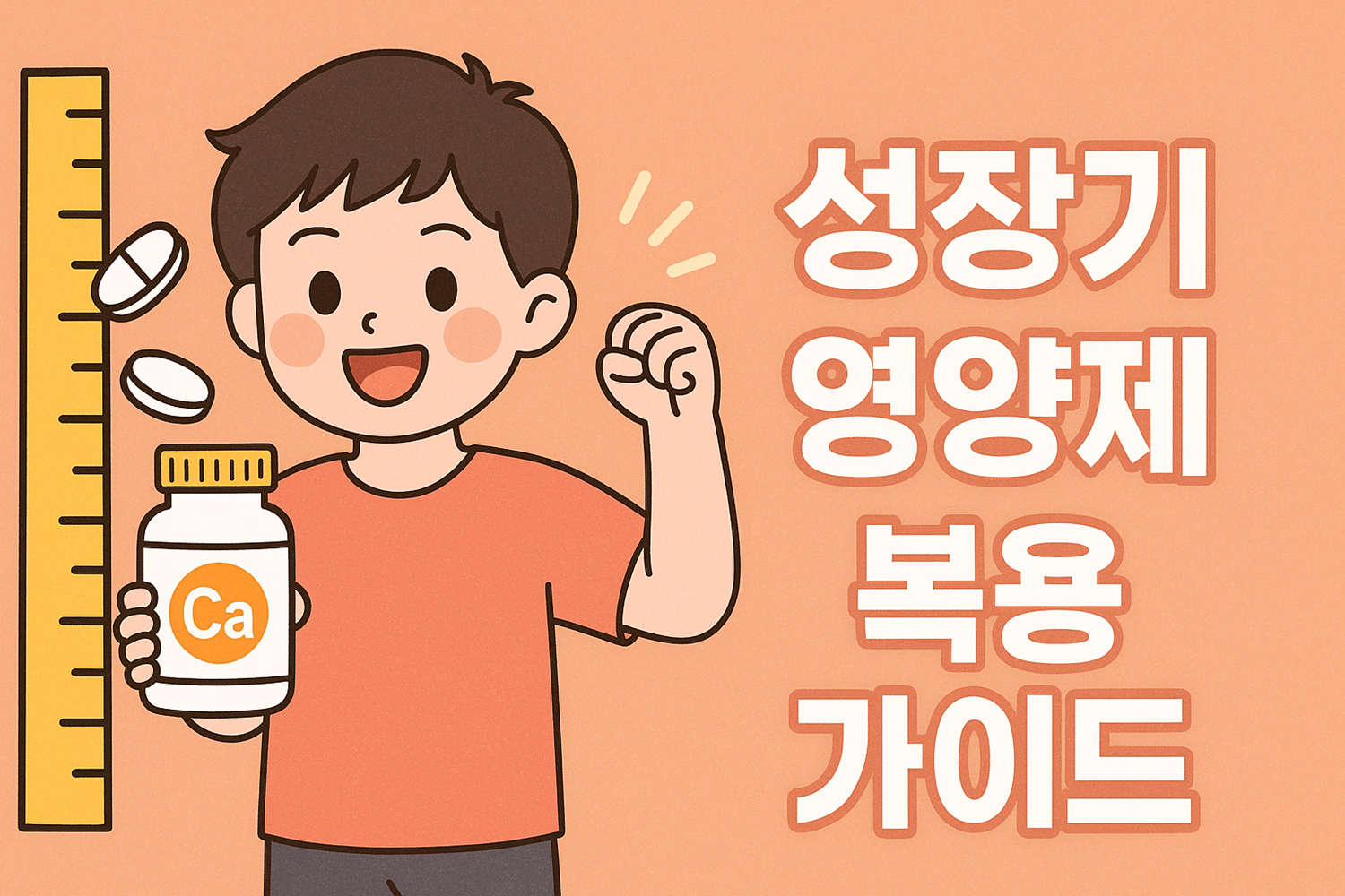 성장기 영양제 복용 가이드