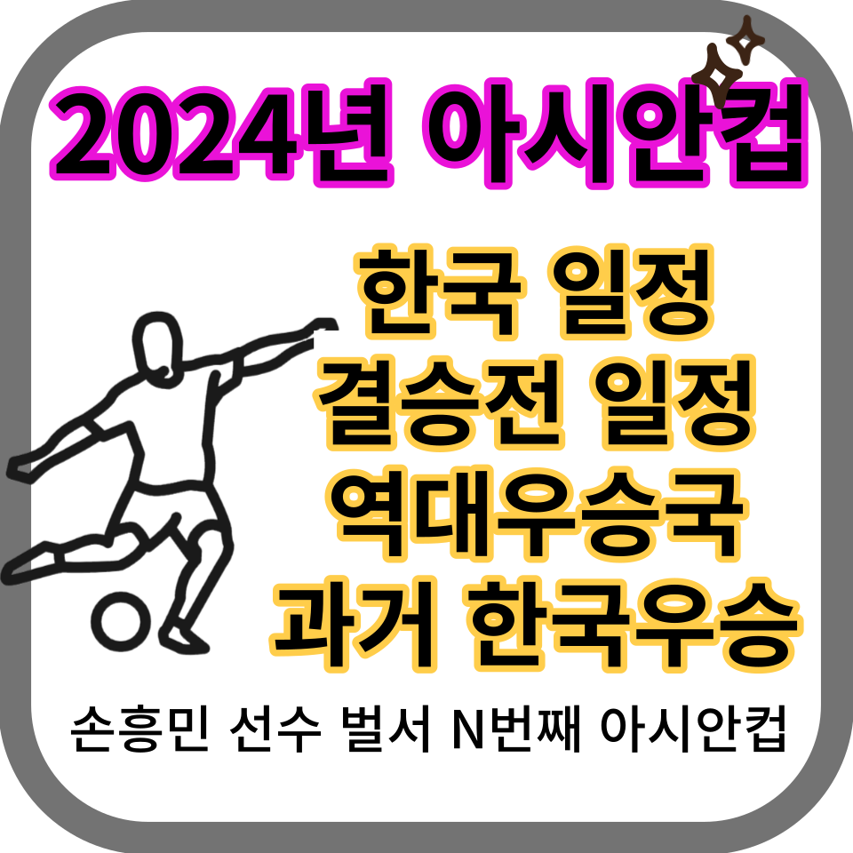 2024 아시안컵 우승