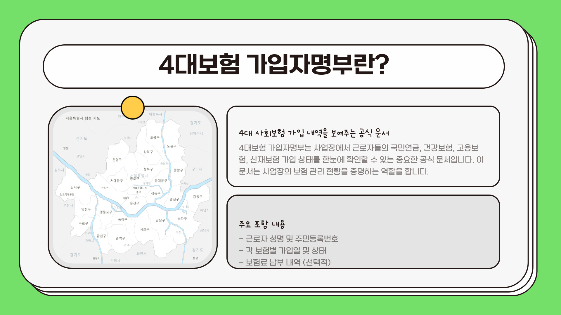 4대보험 가입자명부