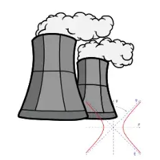 쌍곡선-실생활-활용-사례-예시-수학-원자력-발전-냉각탑-건축-공학