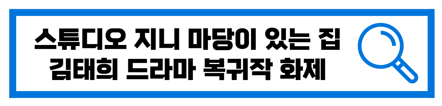  마당이 있는 집 김태희 복귀작 줄거리 다시보기