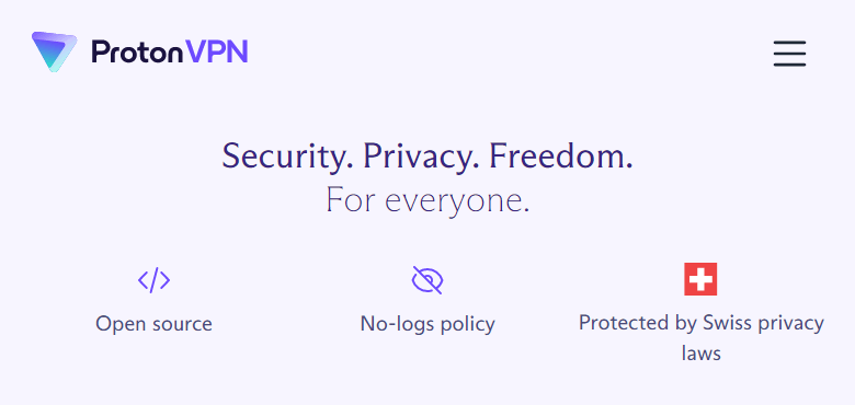 1. 프로톤 VPN (Proton VPN)