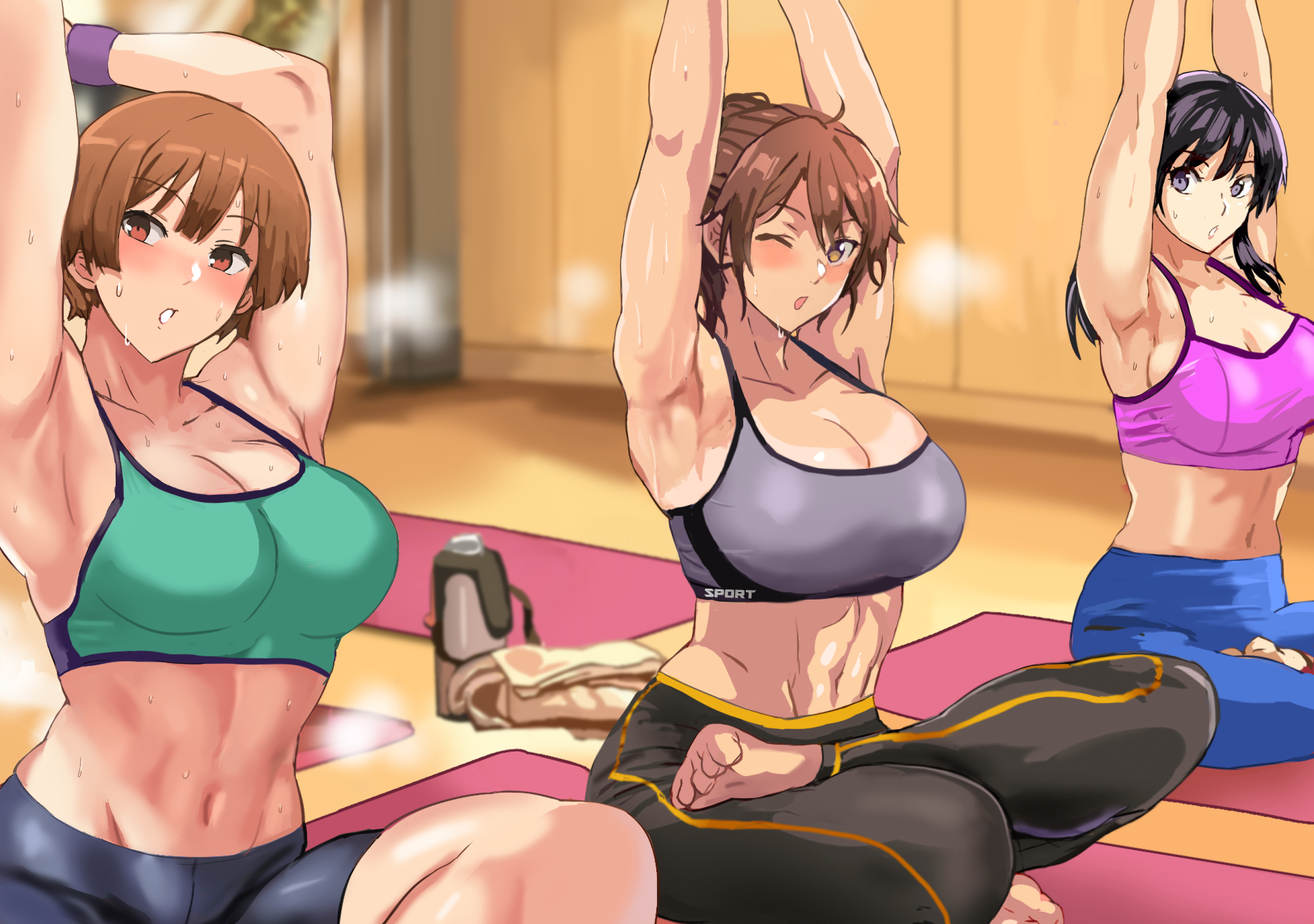  야리체육관 성활 (ヤリジム性活 元気なスポーツ膣にハメまくるジム - コキュの部屋) 다운로드