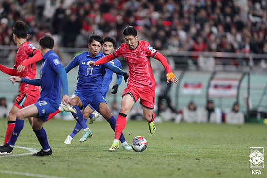 대한민국 : 태국 월드컵 아시아 예선 2차전 축구경기 하이라이트