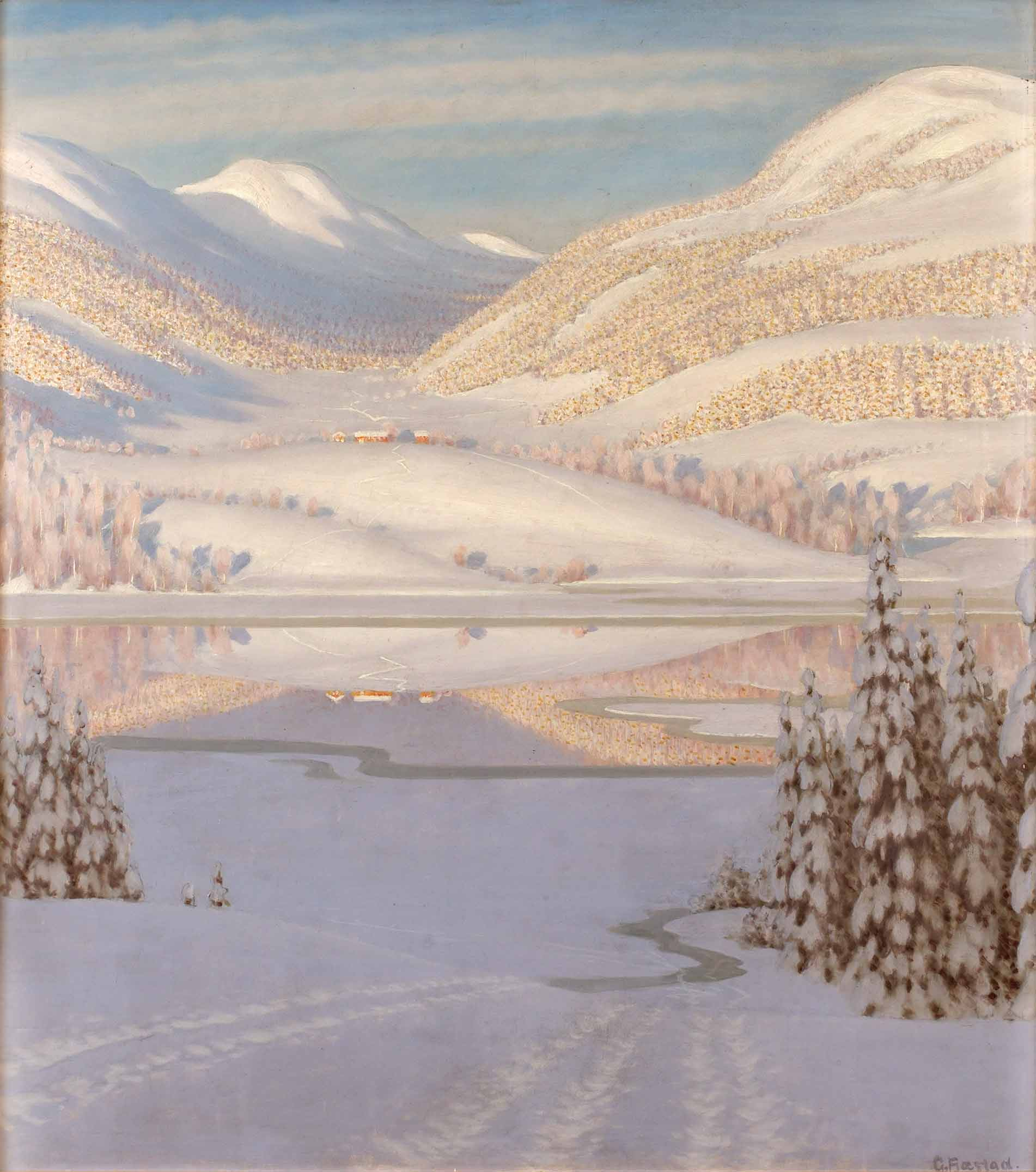 구스타프 피에스타드(Gustaf Fjaestad), 스웨덴, 화가, 1868-1948