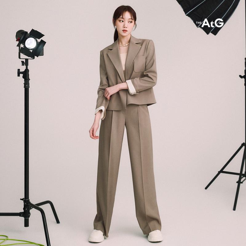 2만원 더엣지 캐주얼 크롭 수트 2종