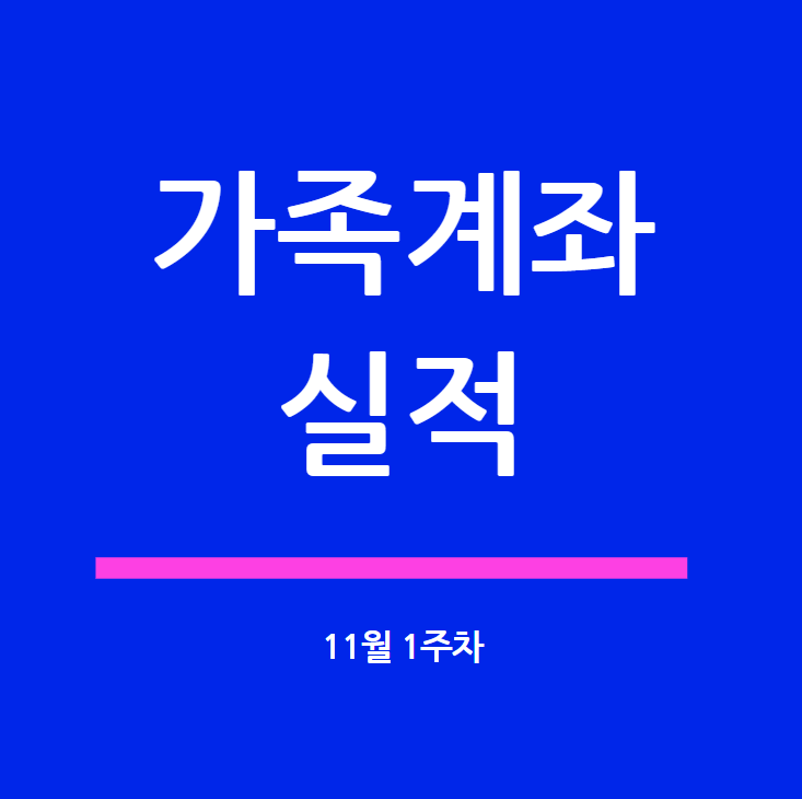  [가족계좌] 20년 11월 1주차 실적(수익률 8.4%) - 퀄컴, QQQ, 테이크투, 스타벅스