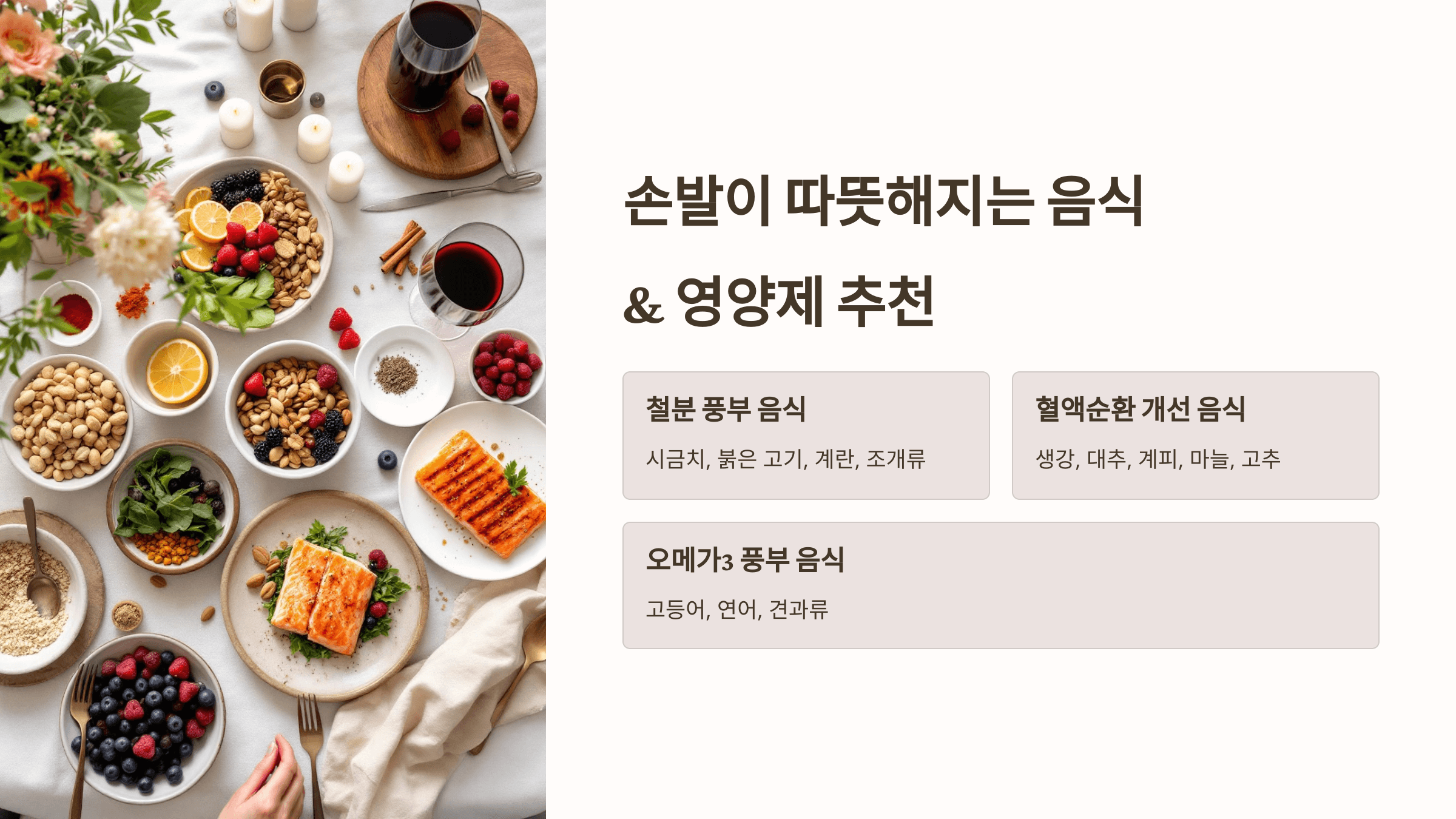손발 사진입니다.