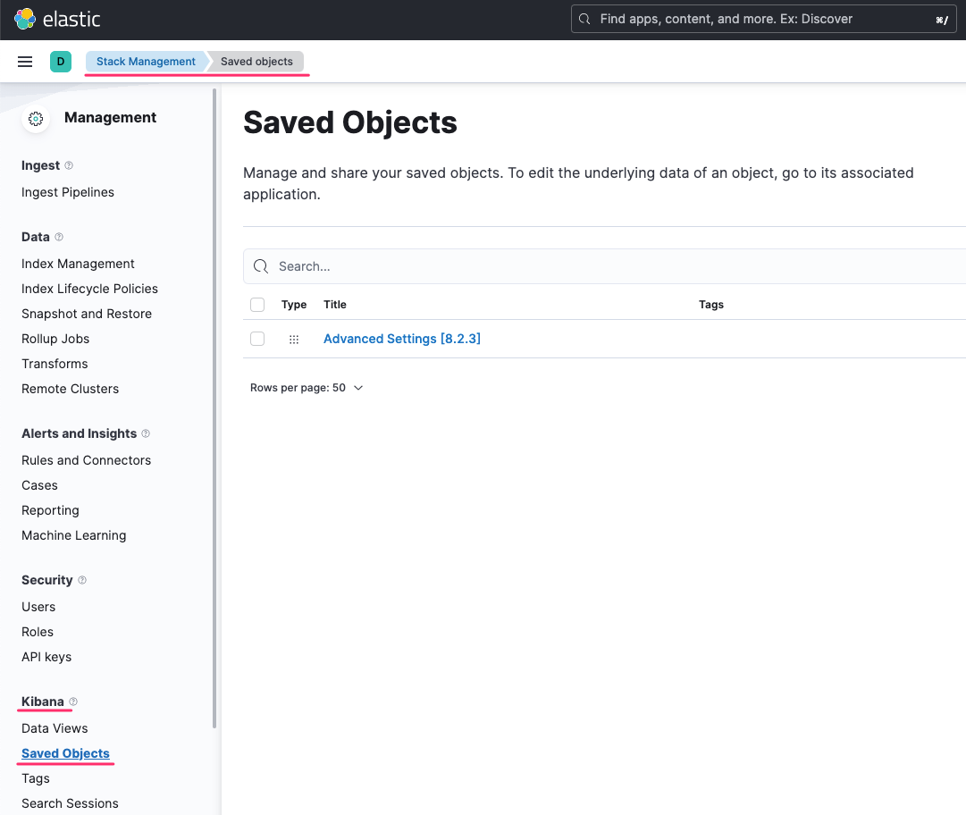 [리눅스] Export/Import kibana dashboards