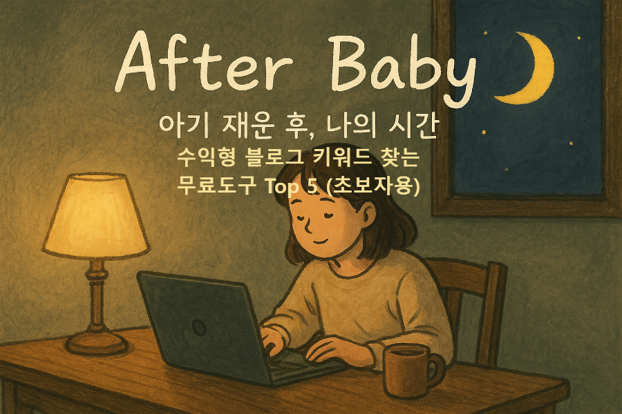 수익형 블로그 키워드 찾는 무료도구 5가지 초보자용으로 추천해주는 모습