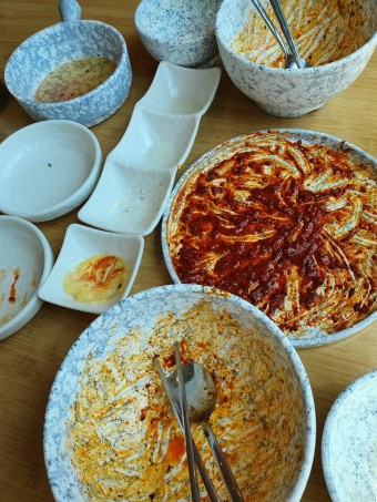 낙지볶음 연포탕