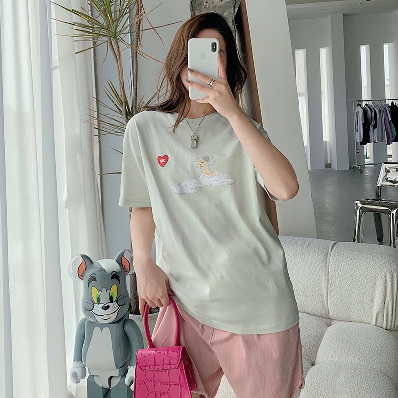  [KITH] 키스 큐피트 프린트 로고 반팔 티셔츠