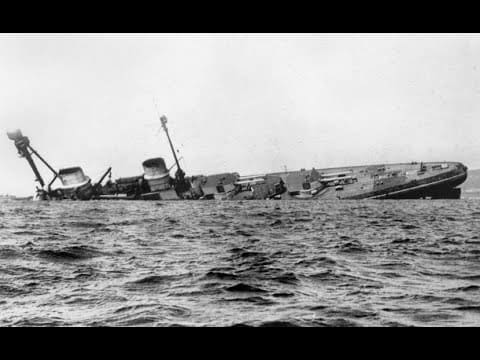 가뭄으로 수면 위로 드러난 2차 세계대전 독일 전함들 VIDEO: Low water levels on Danube reveal sunken WW2 German warships