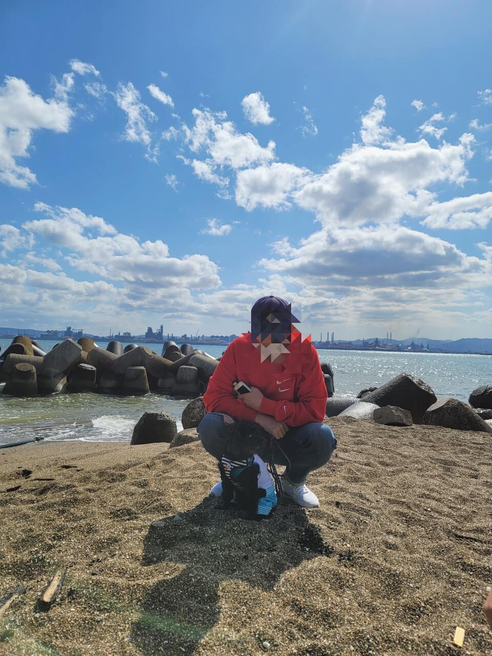 바다-배경-가족사진