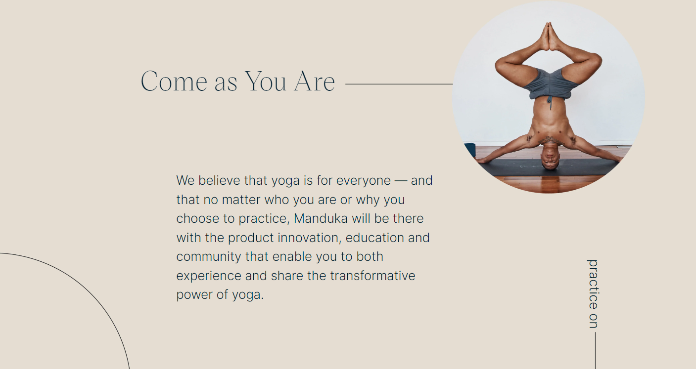 Manduka Brand Story