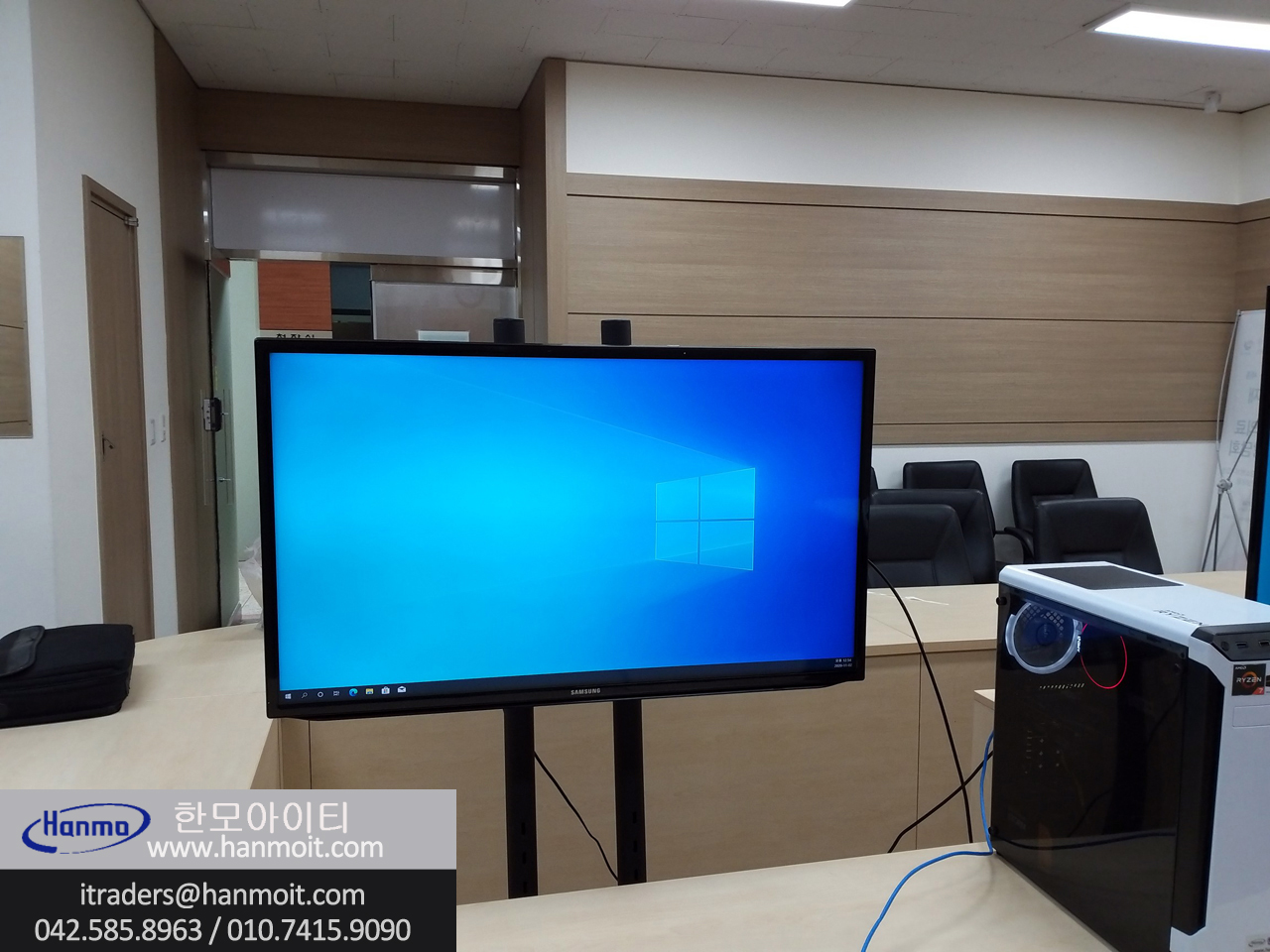  대전 모니터 데스크탑 렌탈 임대 설치 후기 대전 유성 연구단지