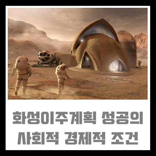 화성 이주 계획 의 사회적 경제적 조건