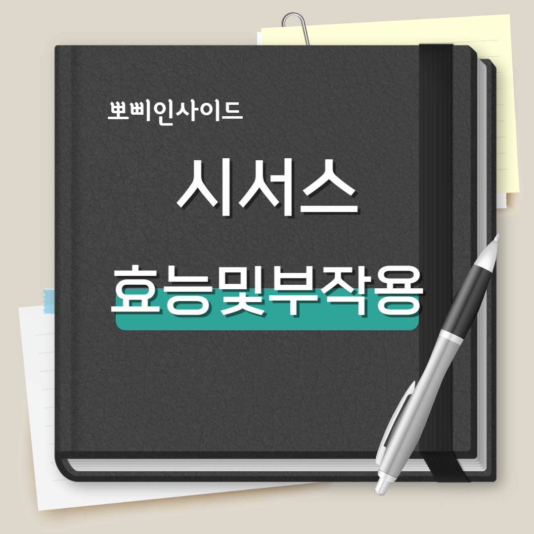  시서스 효능 및 부작용