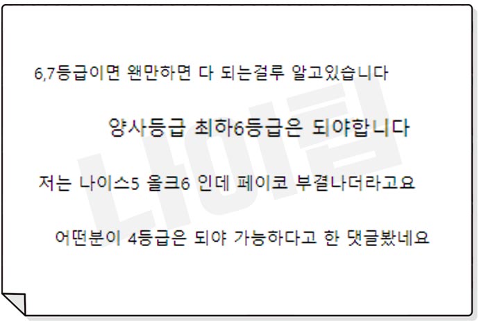 페이코 50만원 소액대출 신용등급